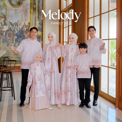 Image of Melody Gamis Payet Flowy Couple Premium Exclusive Special Series (GAMIS SAJA)