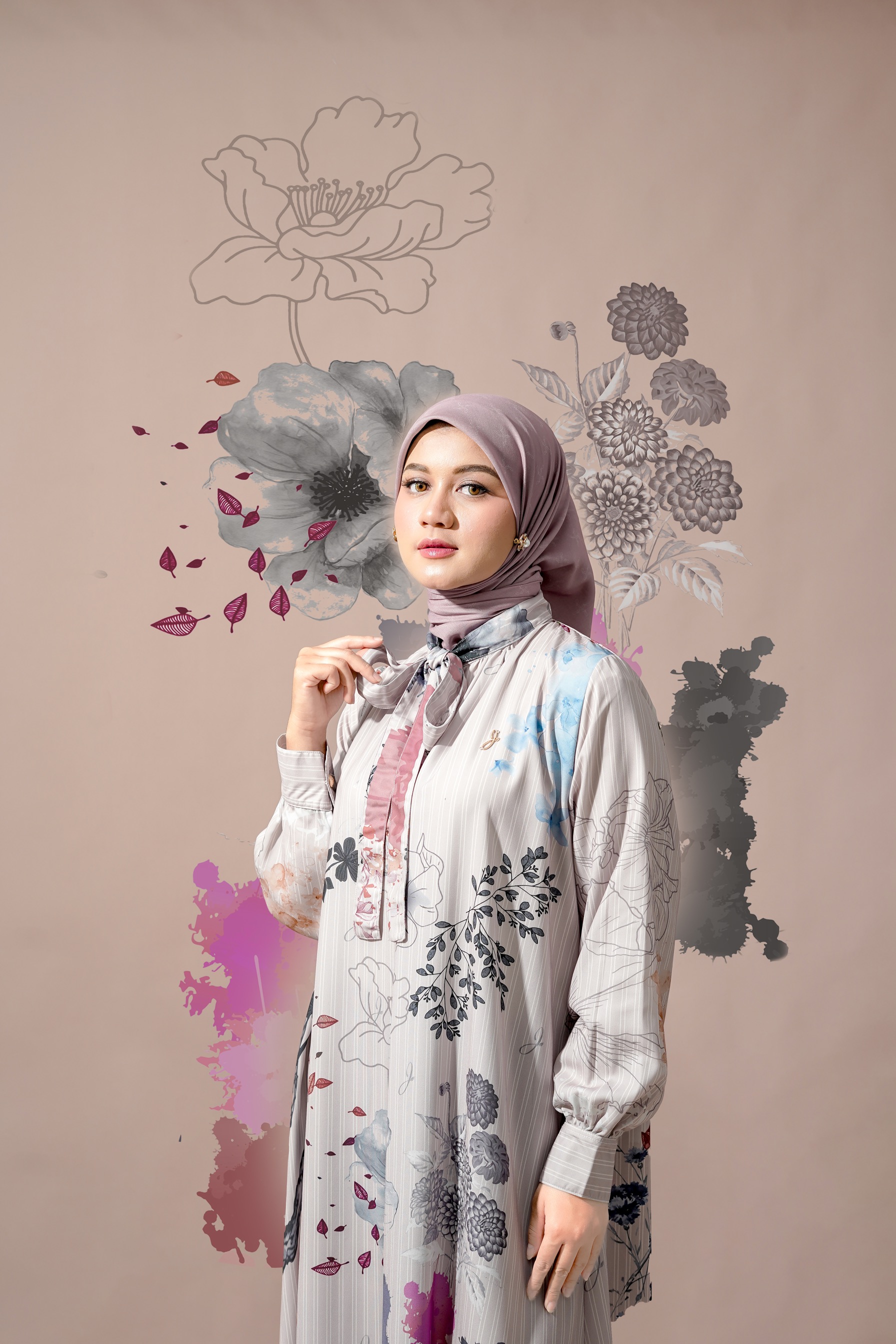 Alamanda Dress Brown