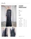 Zaheer Dress Black