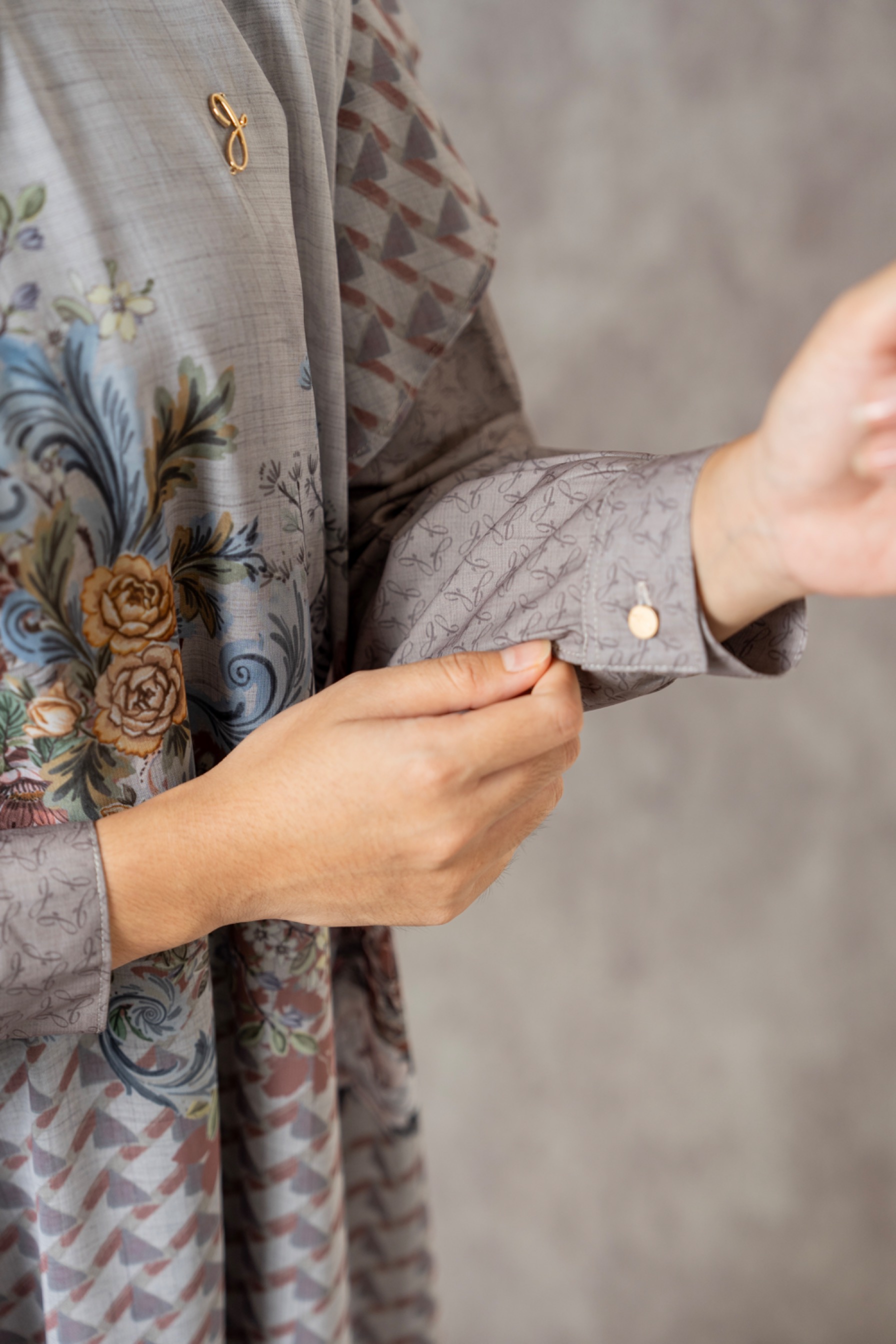 Floare Dress Brown 