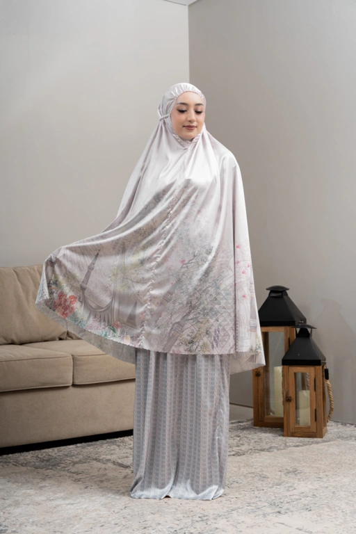Image of Raya mukena pearl 