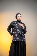 Azkana Top Charcoal