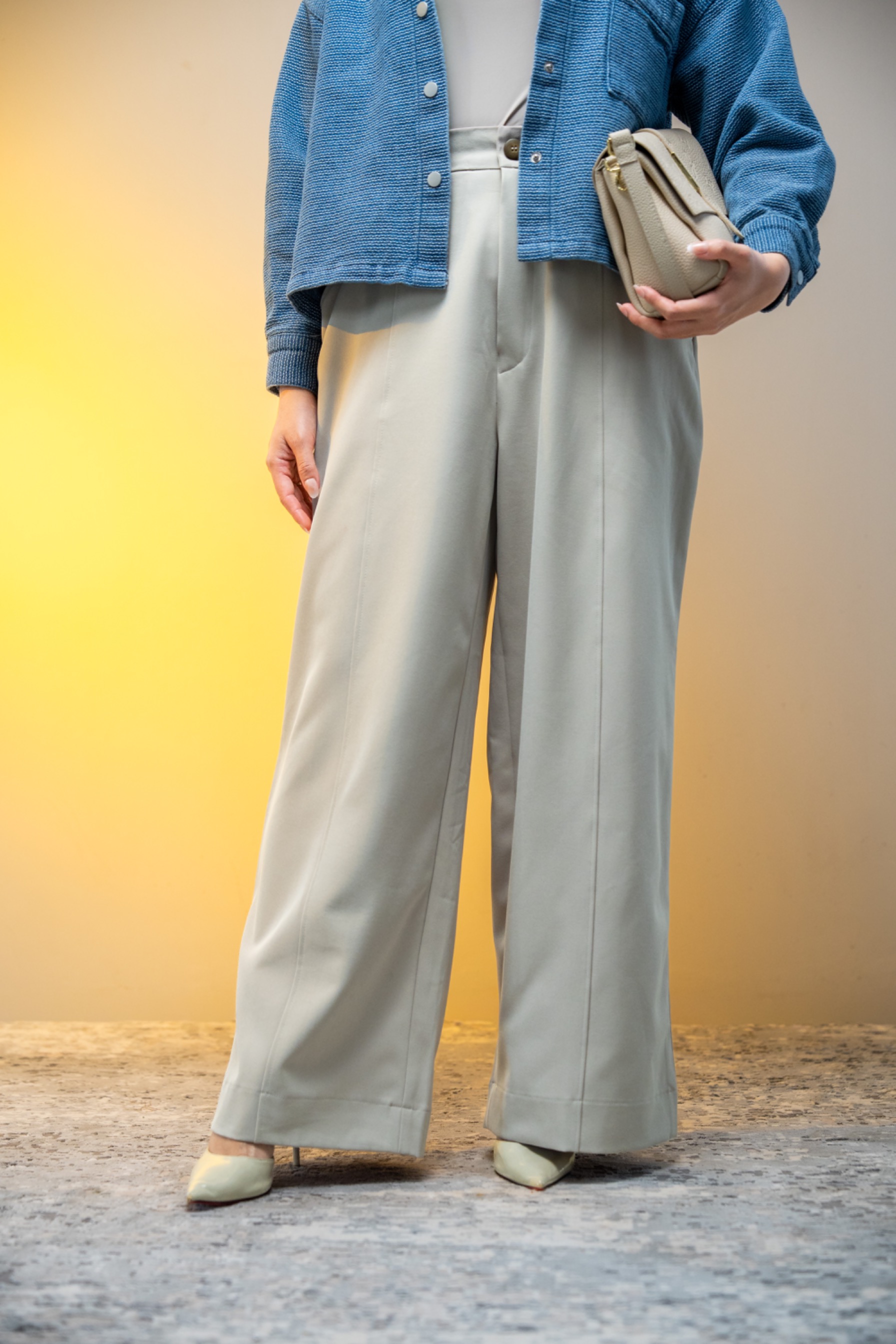 Jenie pants oat 