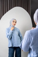 Naima Top Blue