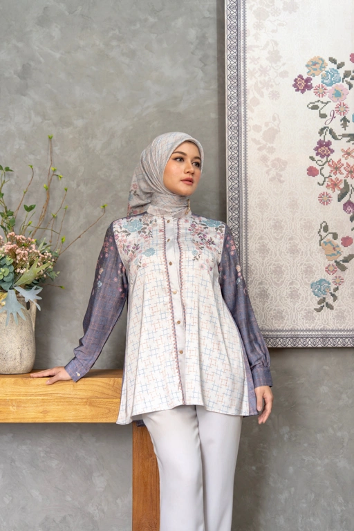 Image of Mahligai II Top Steal Grey 