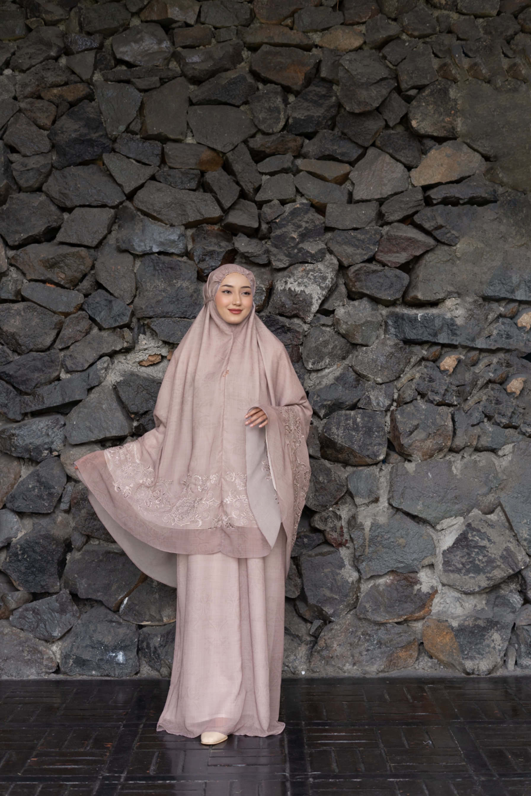 Mahera Mukena Set Pink