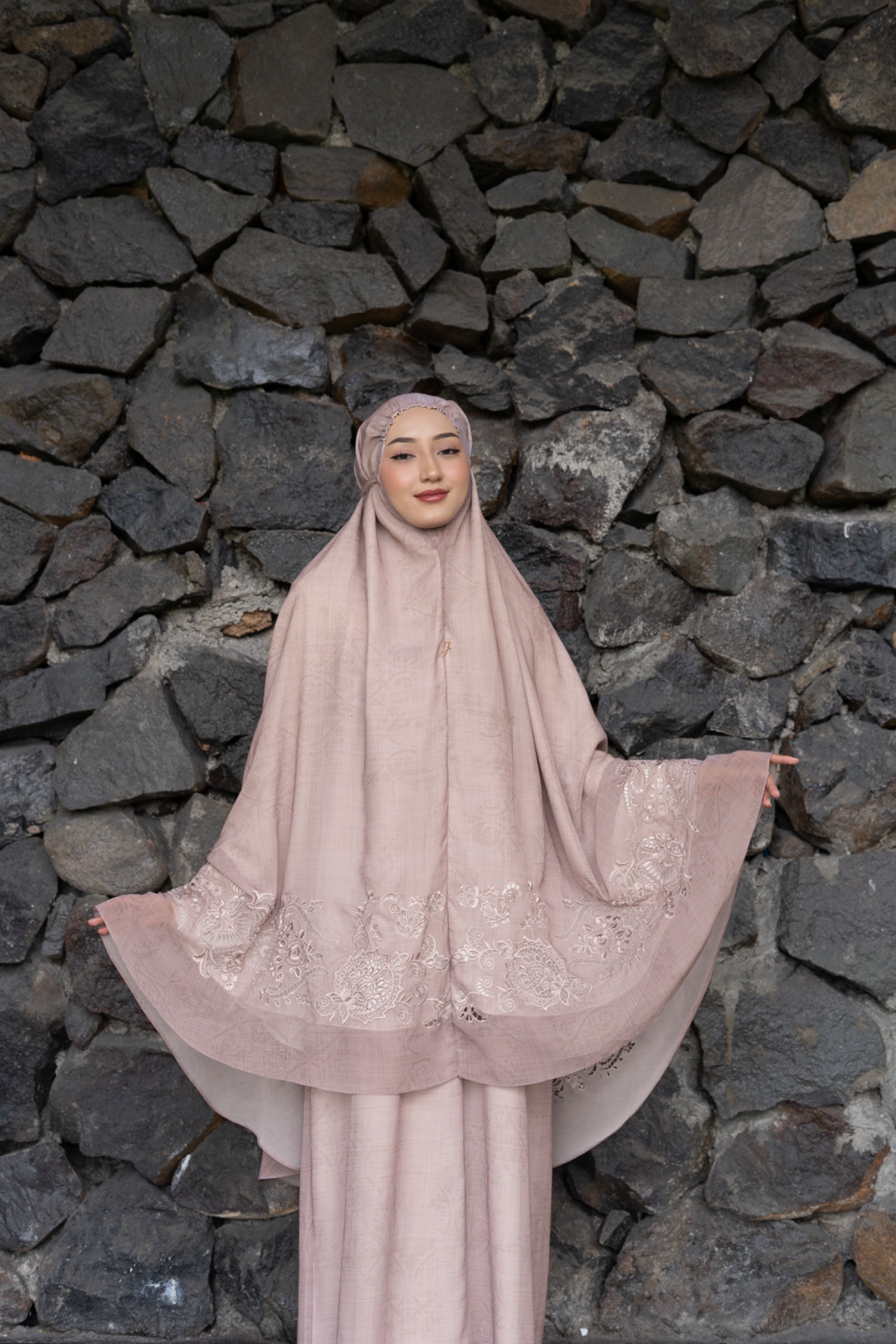 Mahera Mukena Set Pink