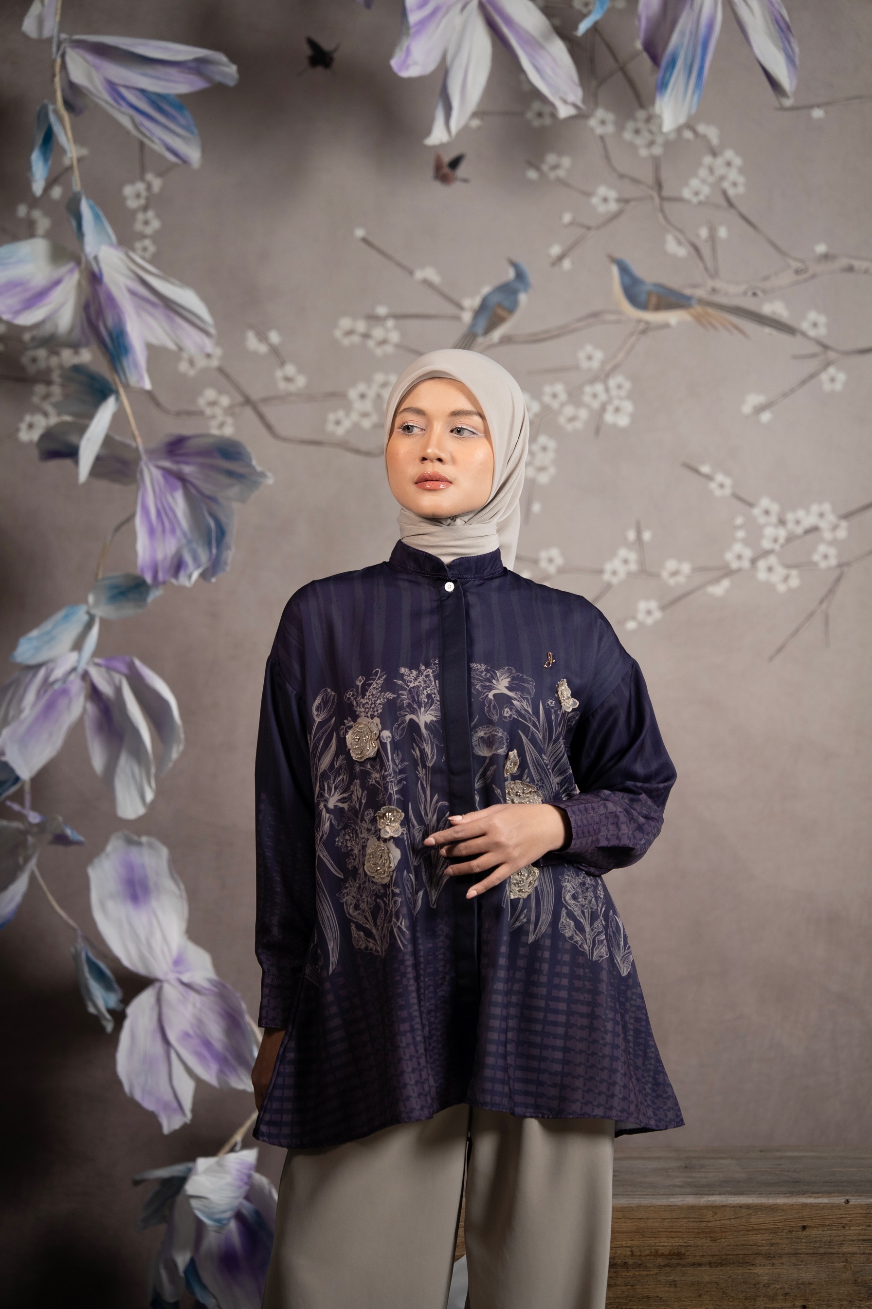 Euthalia Top Purple 