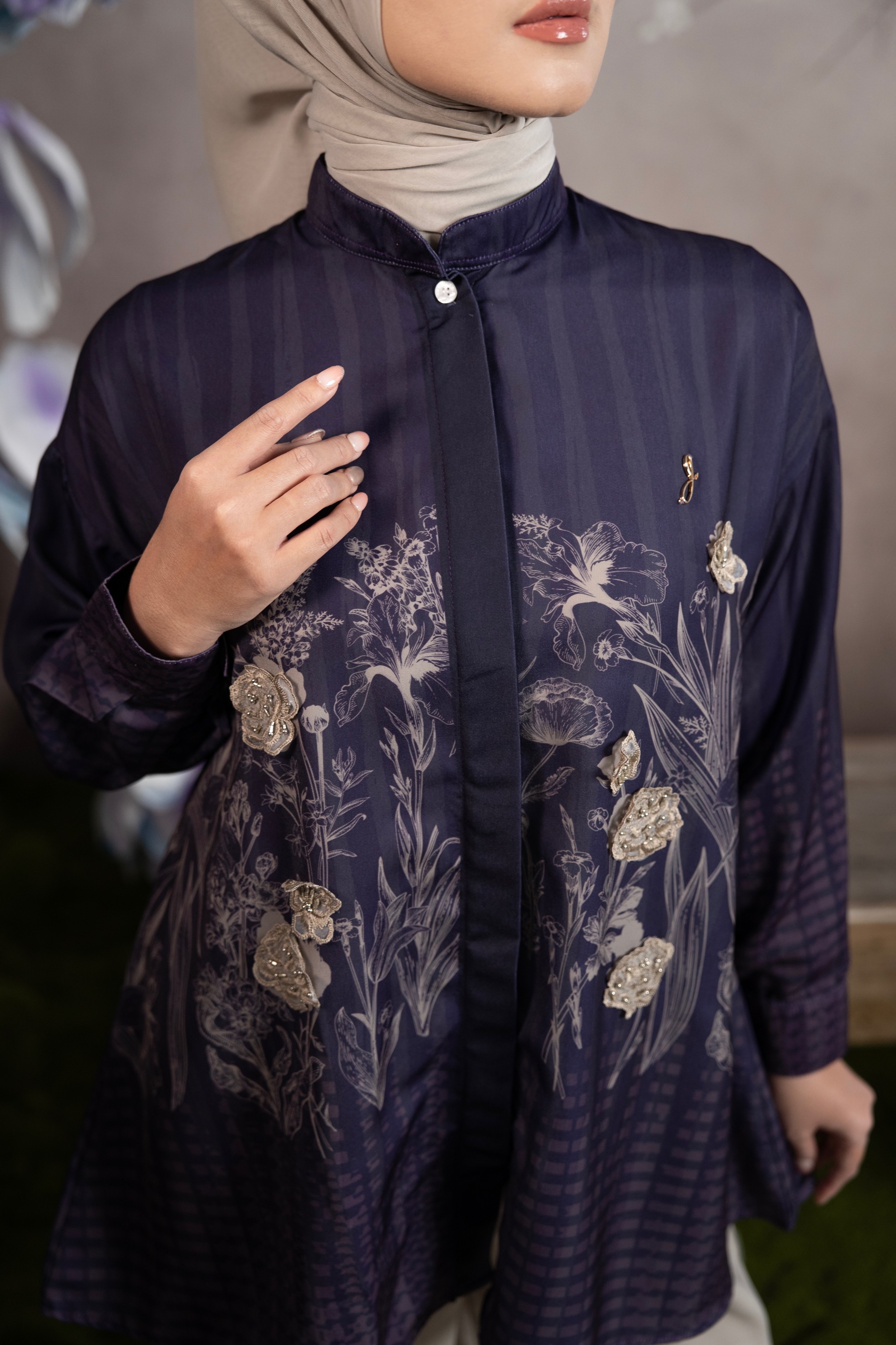 Euthalia Top Purple 