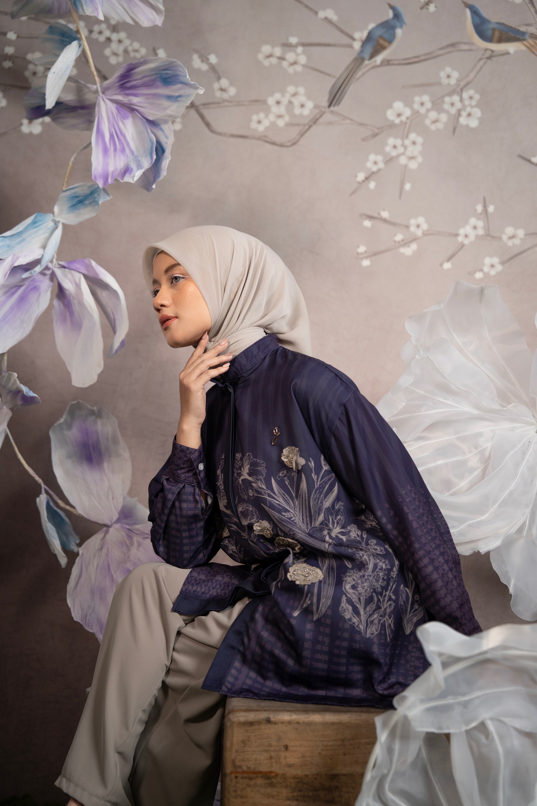 Euthalia Top Purple 