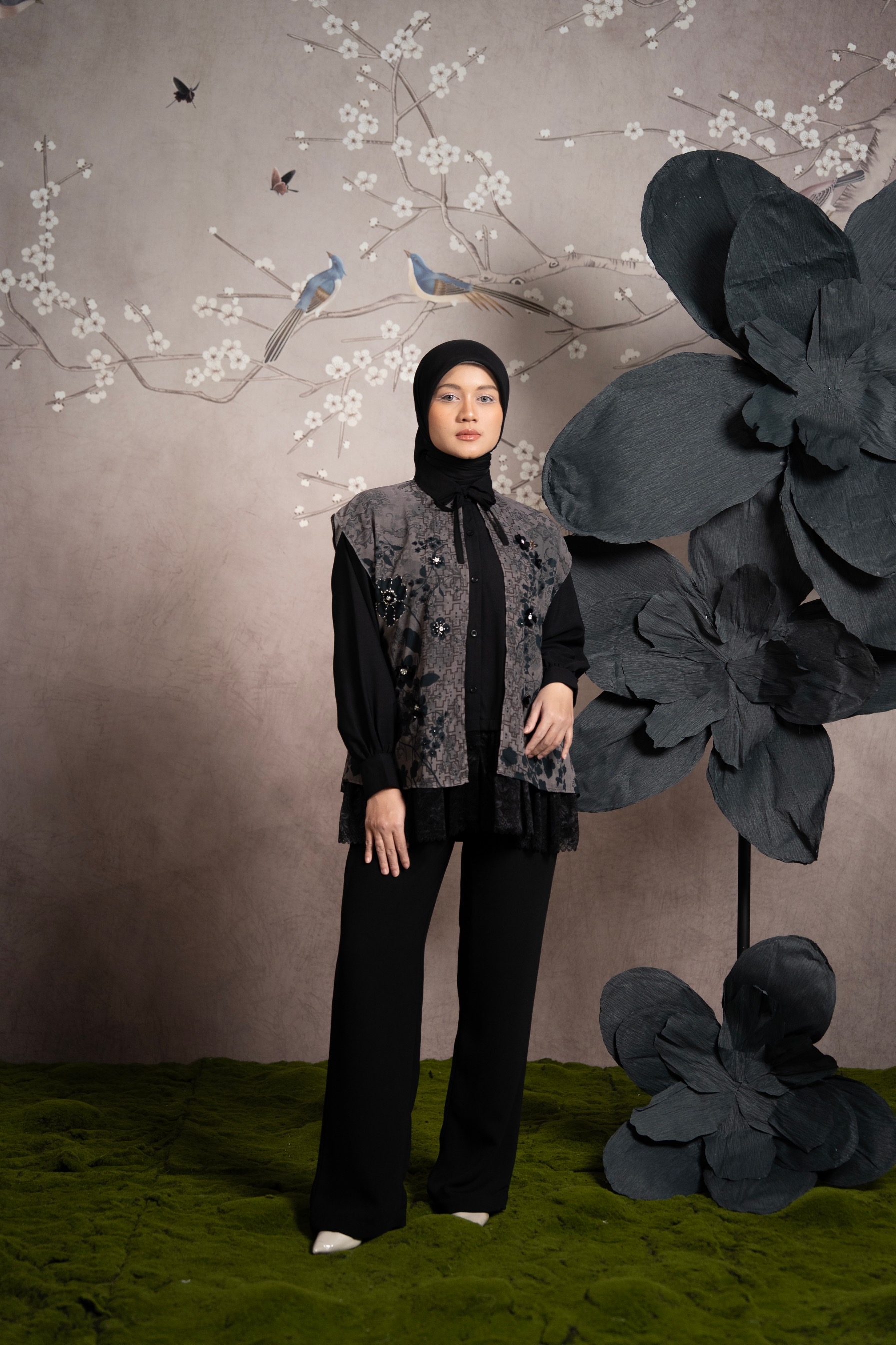 Euthalia Top Black