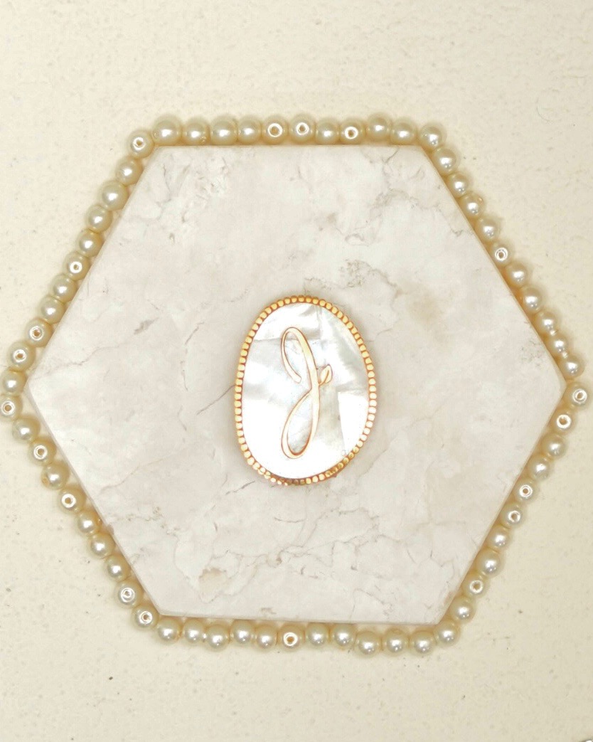 Coral Brooch