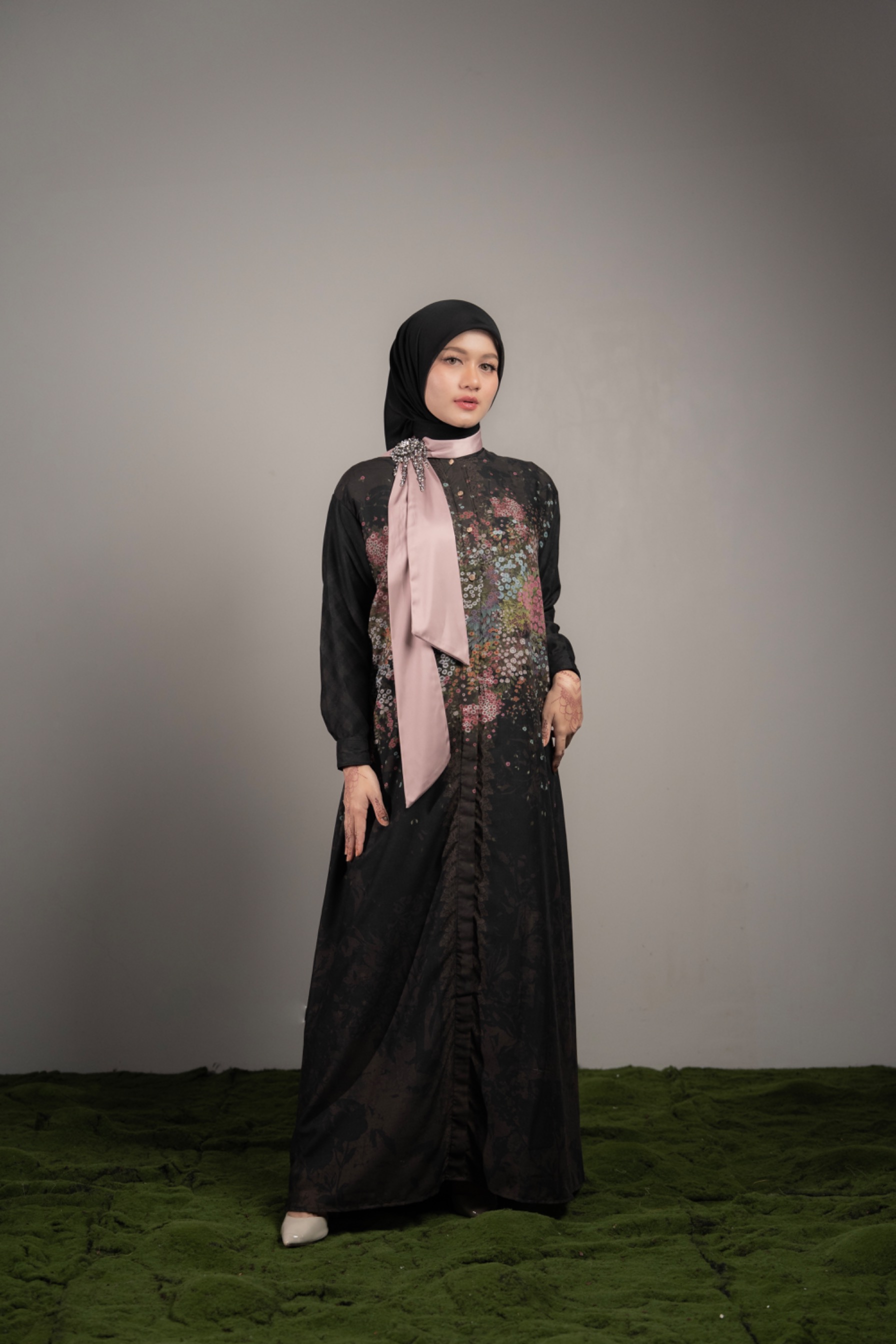 Alyssa Dress Charcoal