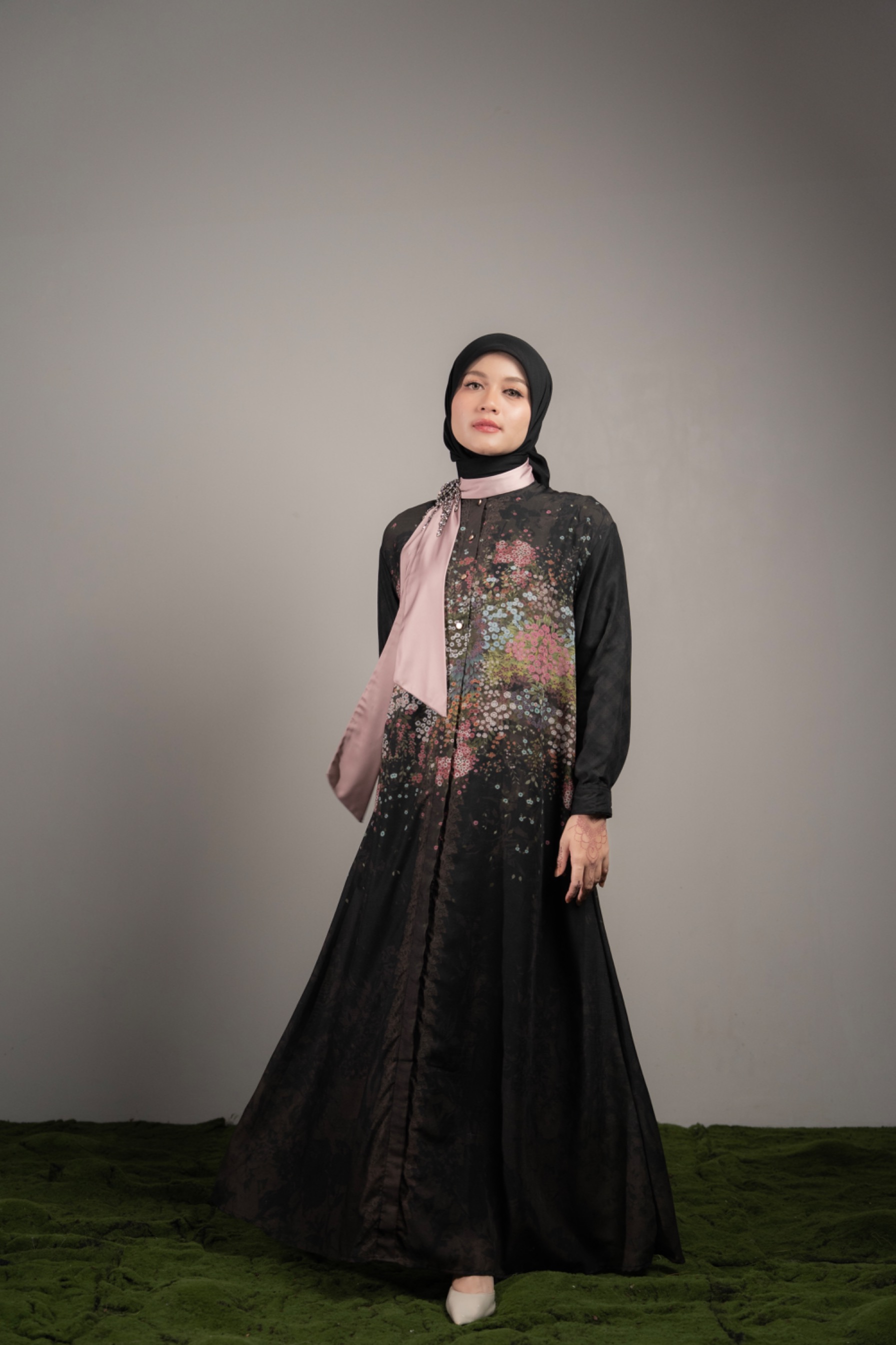 Alyssa Dress Charcoal