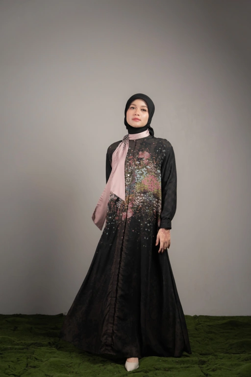 Image of Alyssa Dress Charcoal