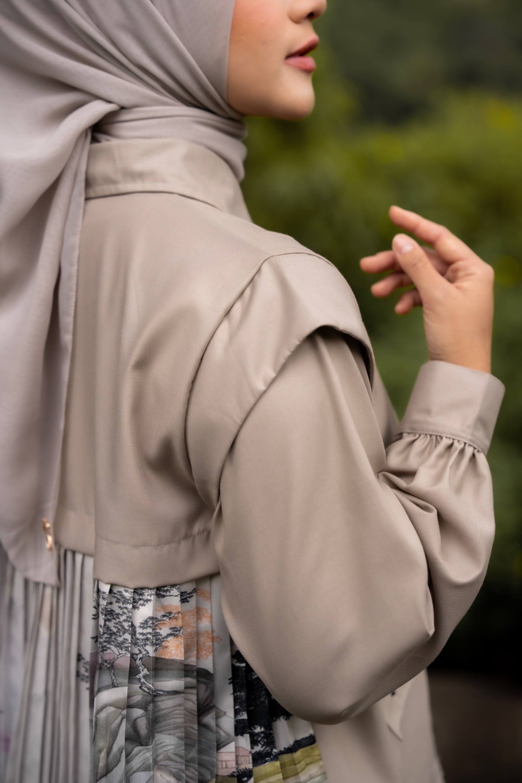 Shiranami Top Brown 