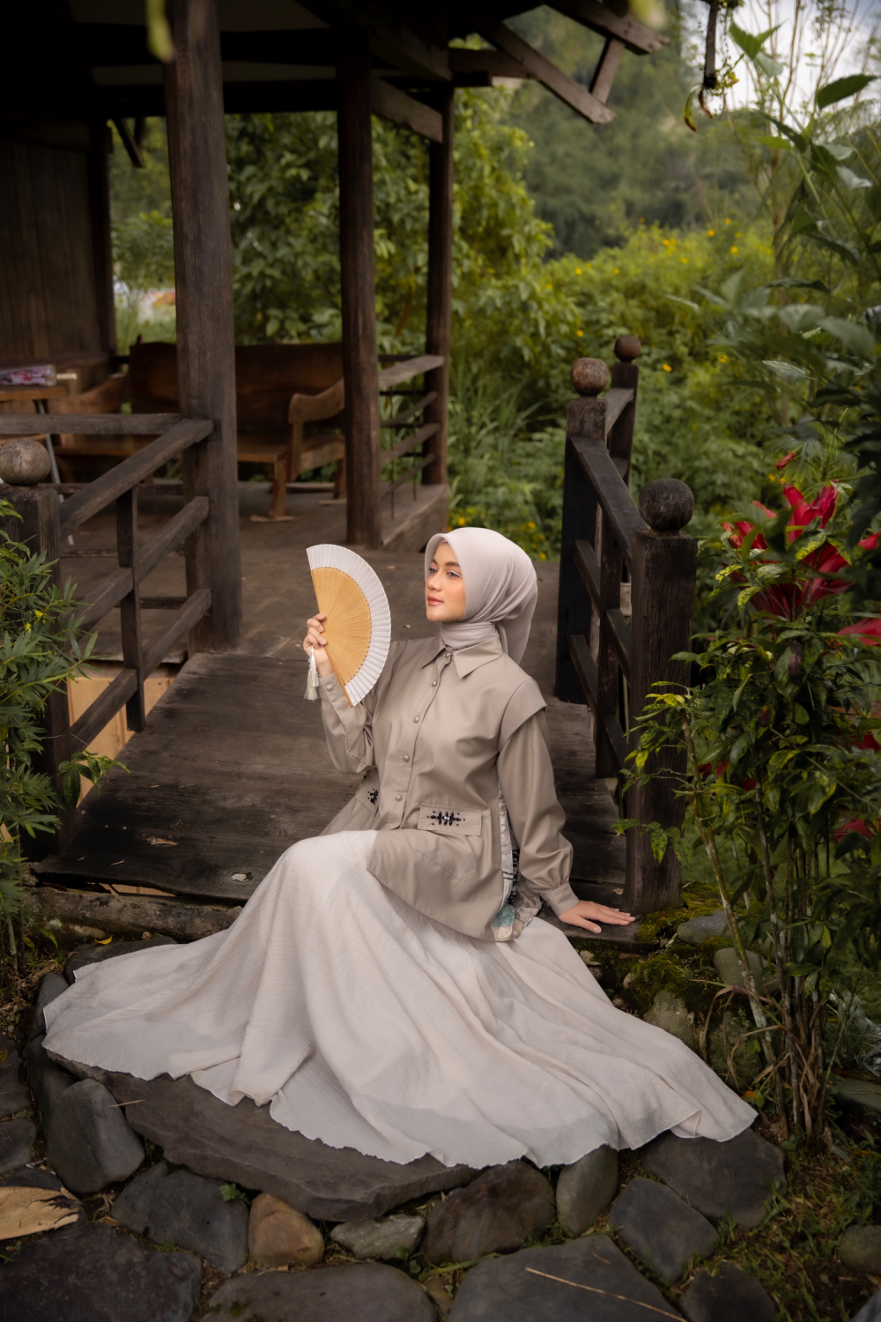 Shiranami Top Brown 