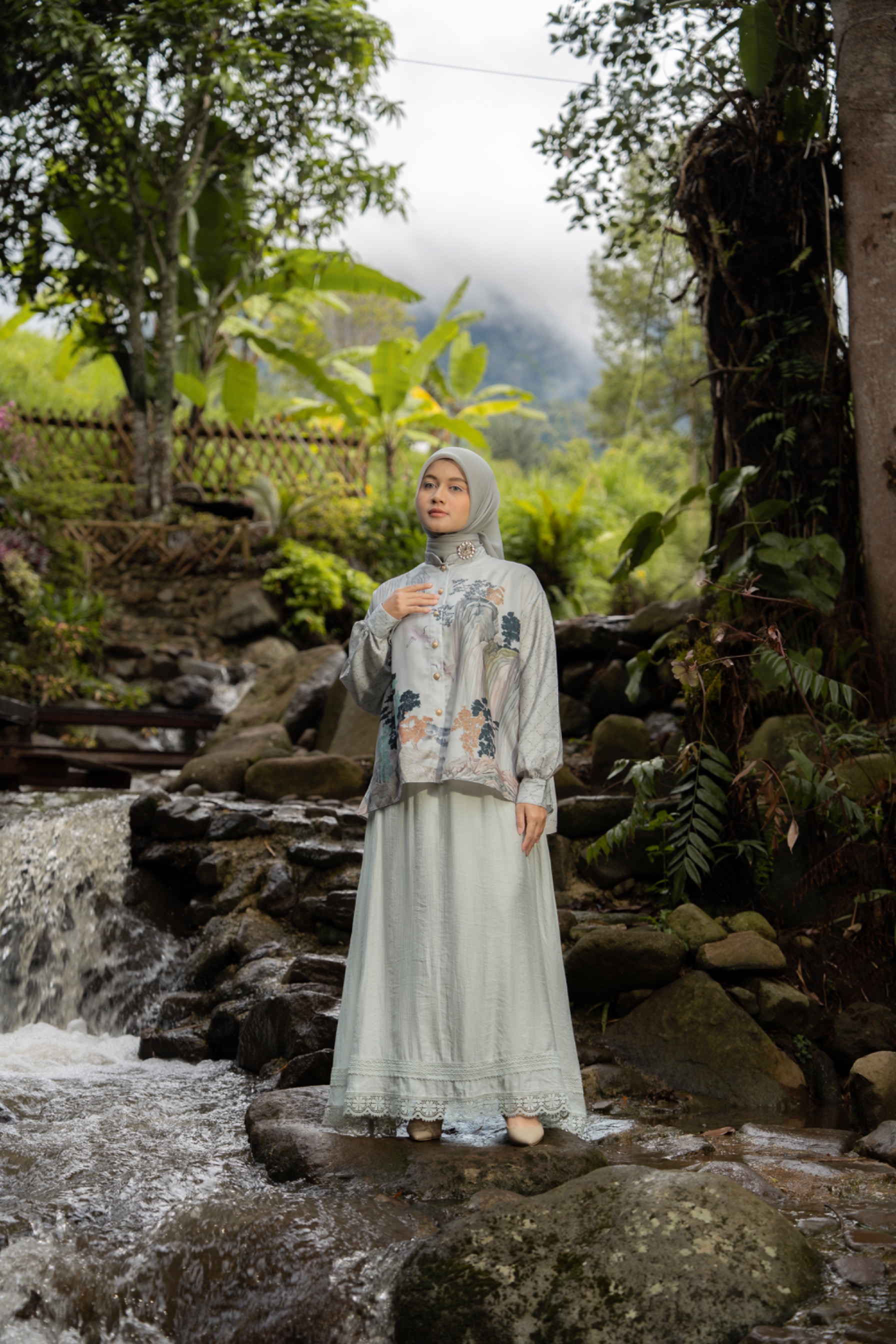 Shiranami Top Ivory