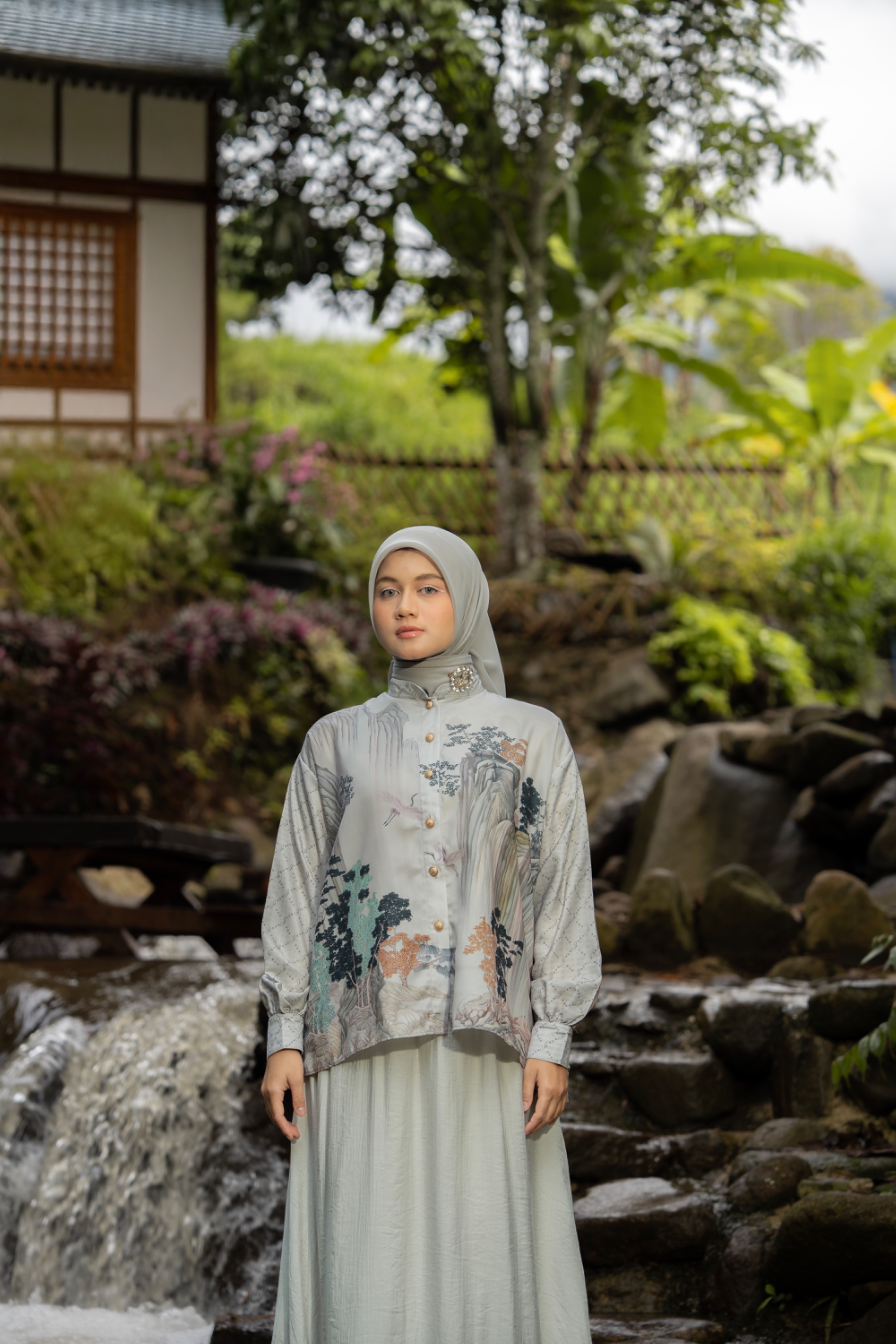Shiranami Top Ivory