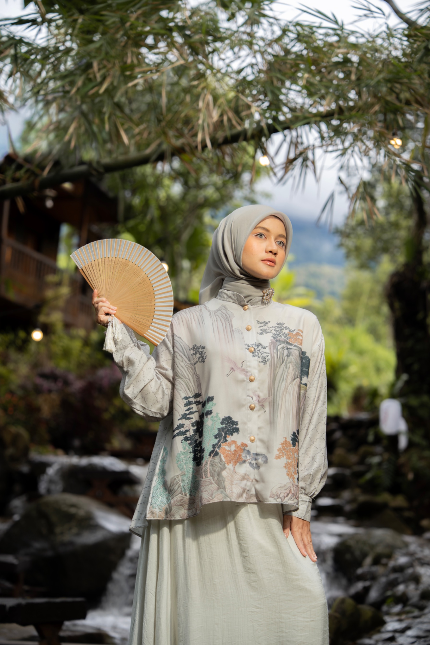 Shiranami Top Ivory