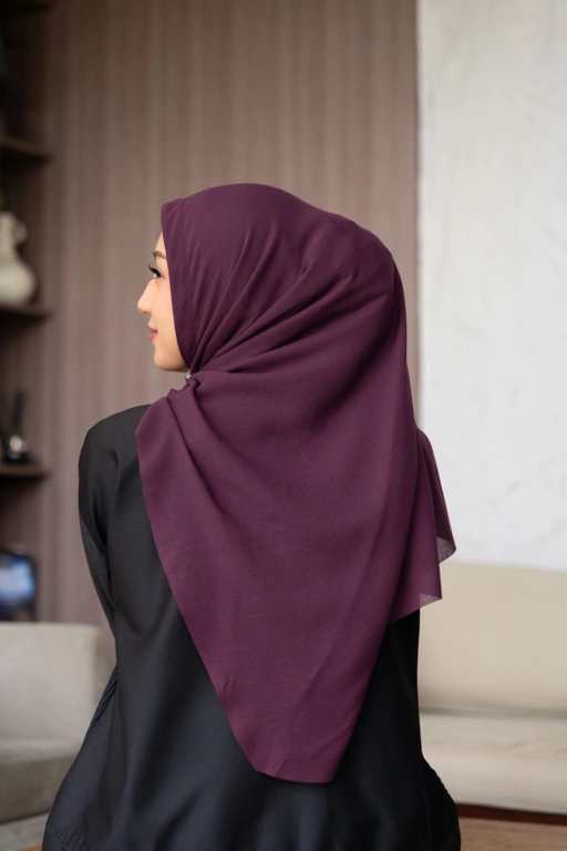 Image of Instan voal maroon 