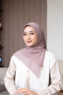 Bergo voal dusty