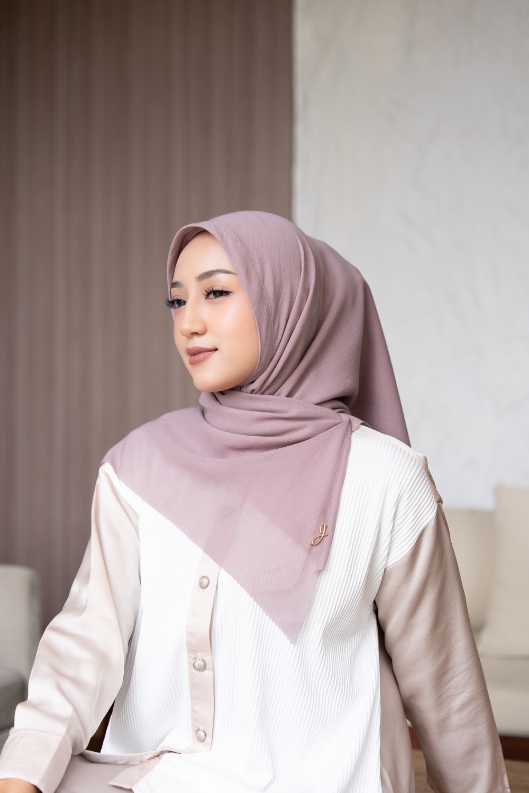 Bergo voal dusty 