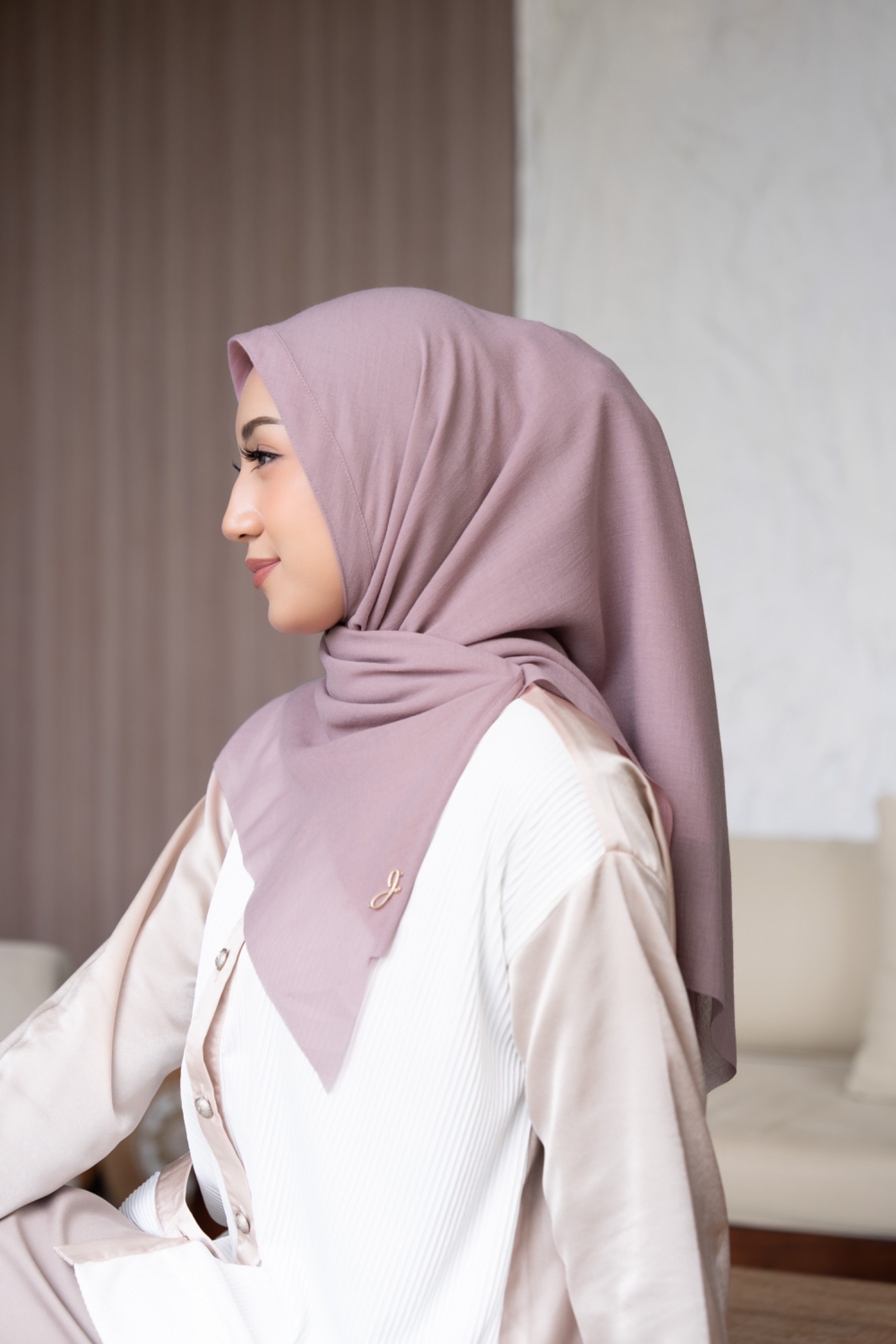 Bergo voal dusty 