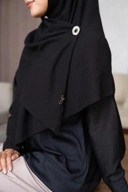 Bergo voal syar'i black