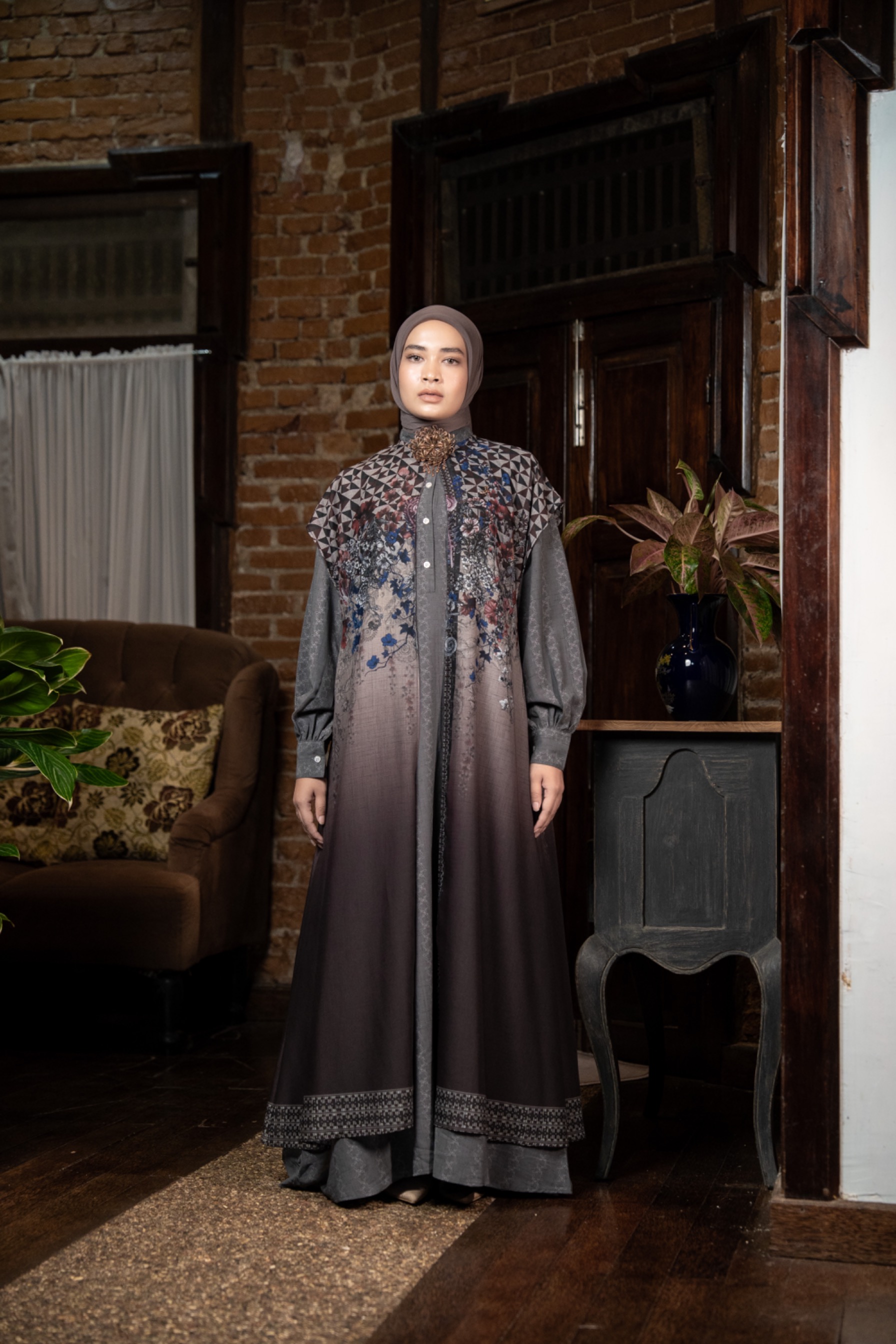 Siera dress maroon 