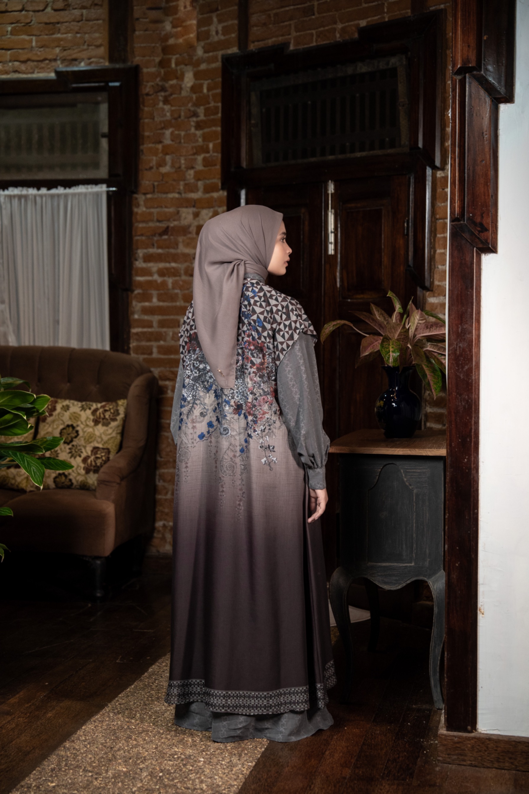 Siera dress maroon 