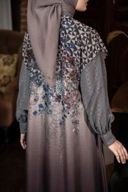 Siera dress maroon