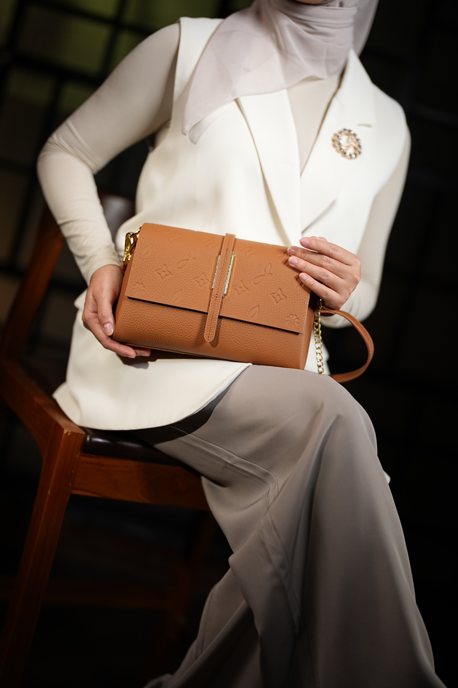 Cindy Classy Bag Tan