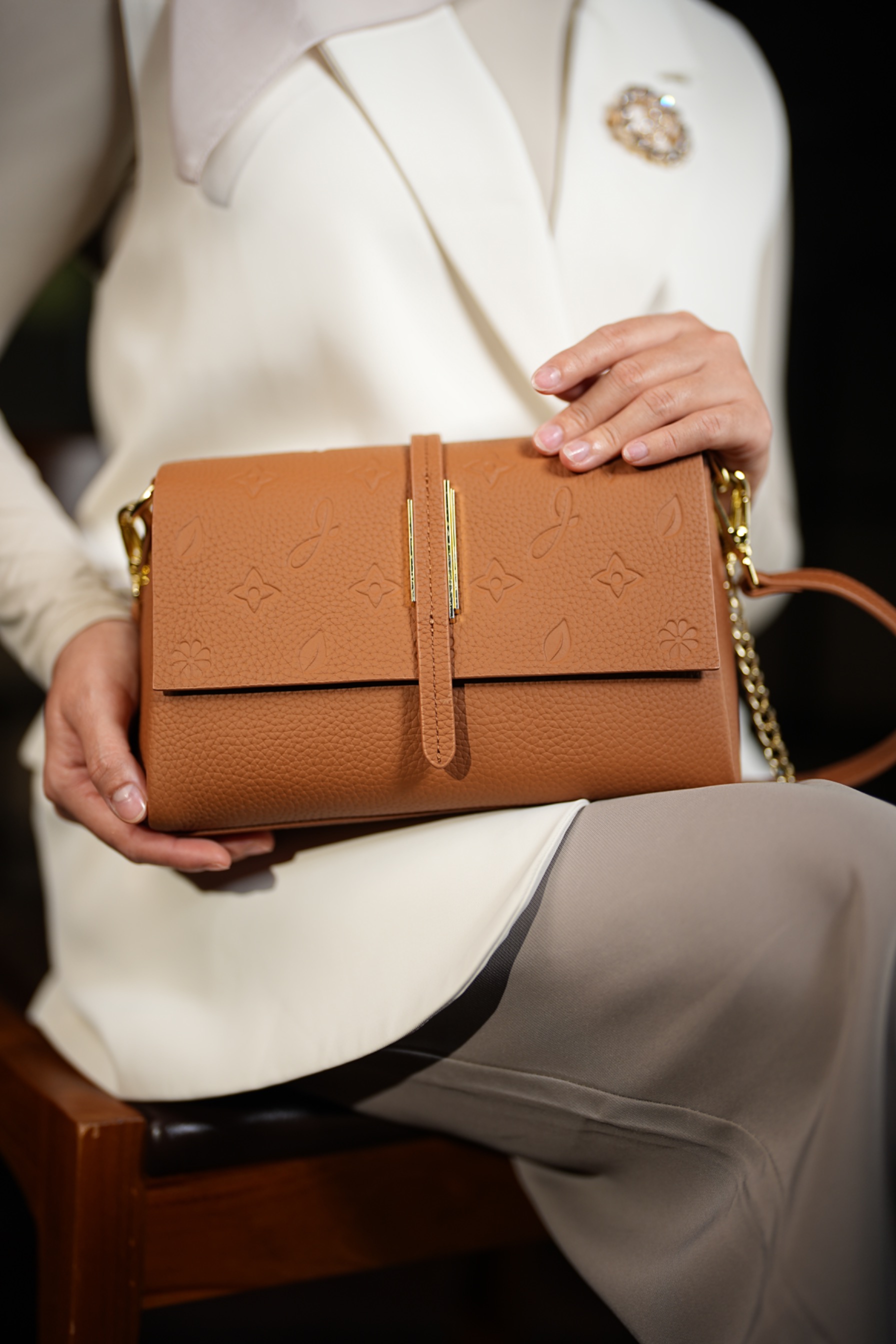 Cindy Classy Bag Tan