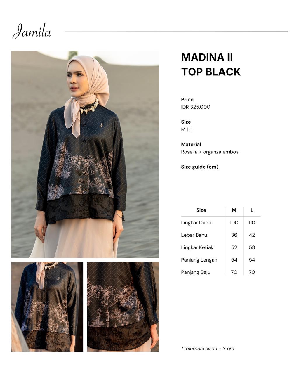 Madina II Top Black