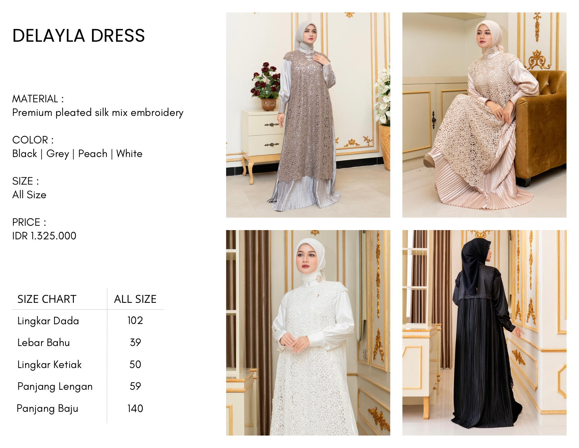 Delayla Dress White 