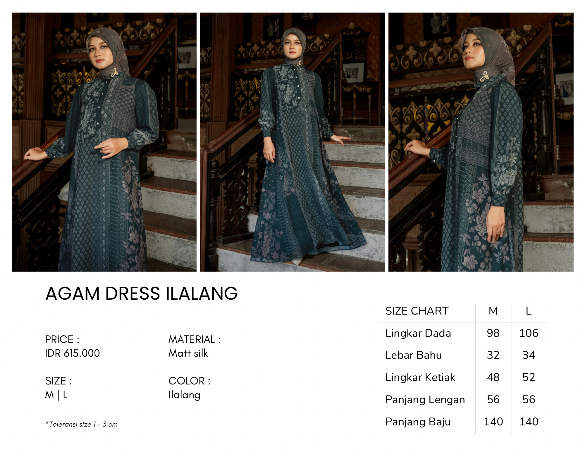 Agam Dress Ilalang