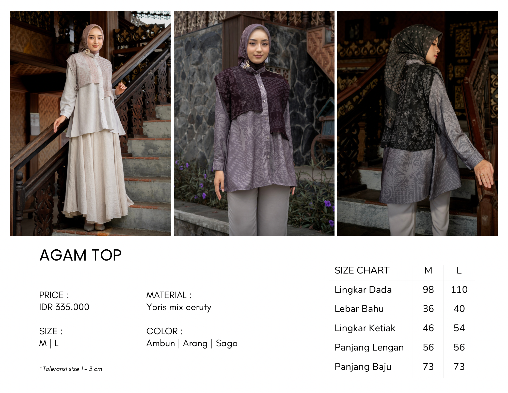 Agam Top Arang 