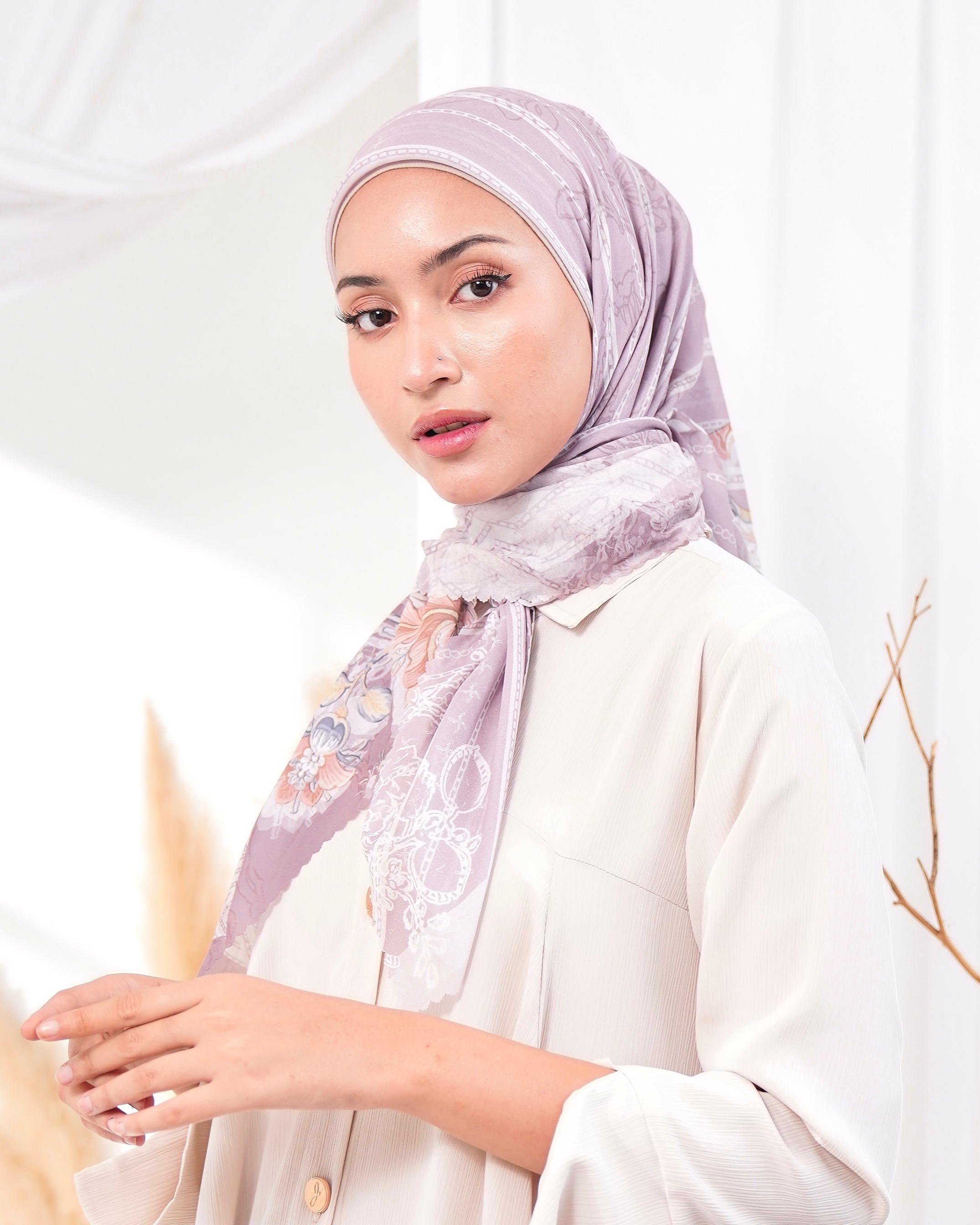 Hanna Scarf Peach