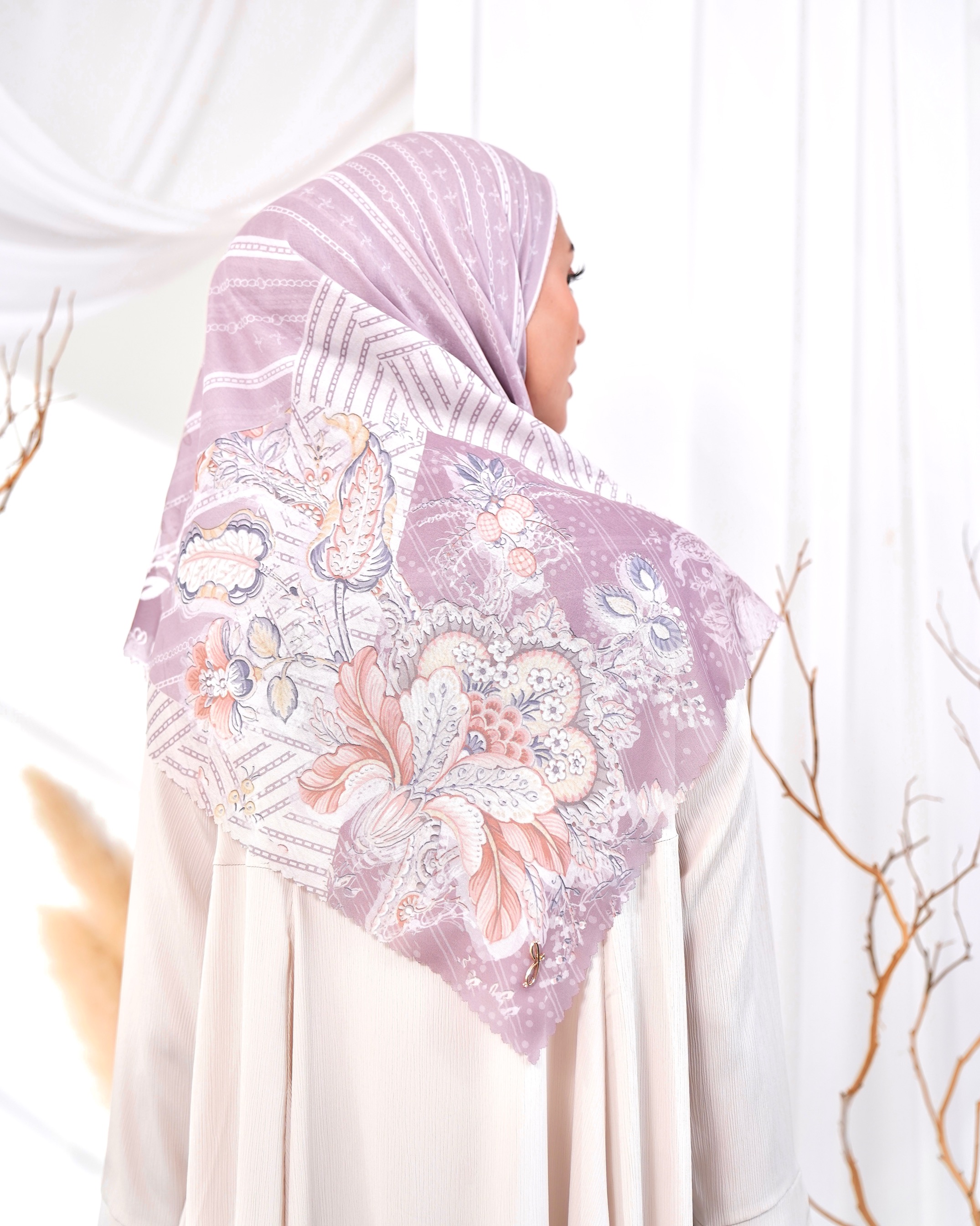 Hanna Scarf Peach