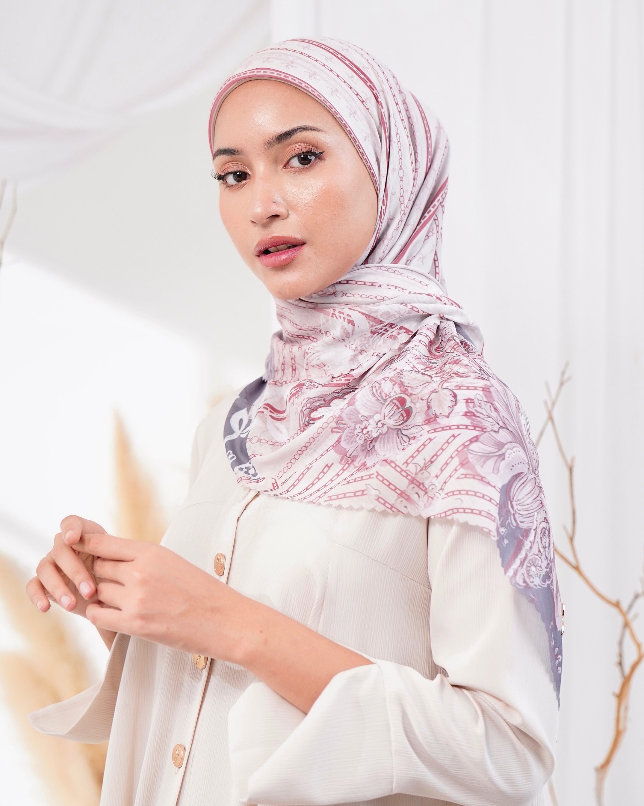 Hanna Scarf Maroon