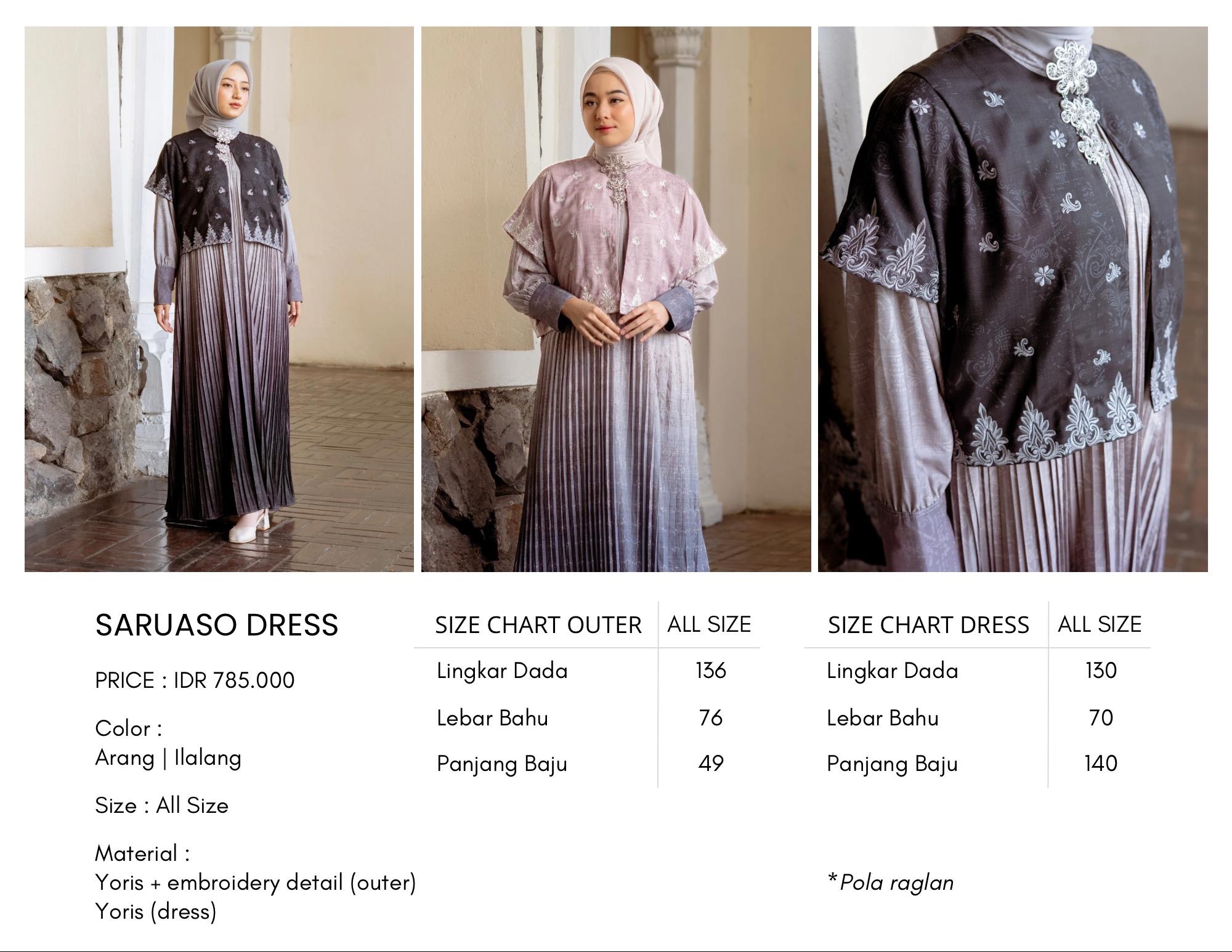 Saruaso Dress Arang