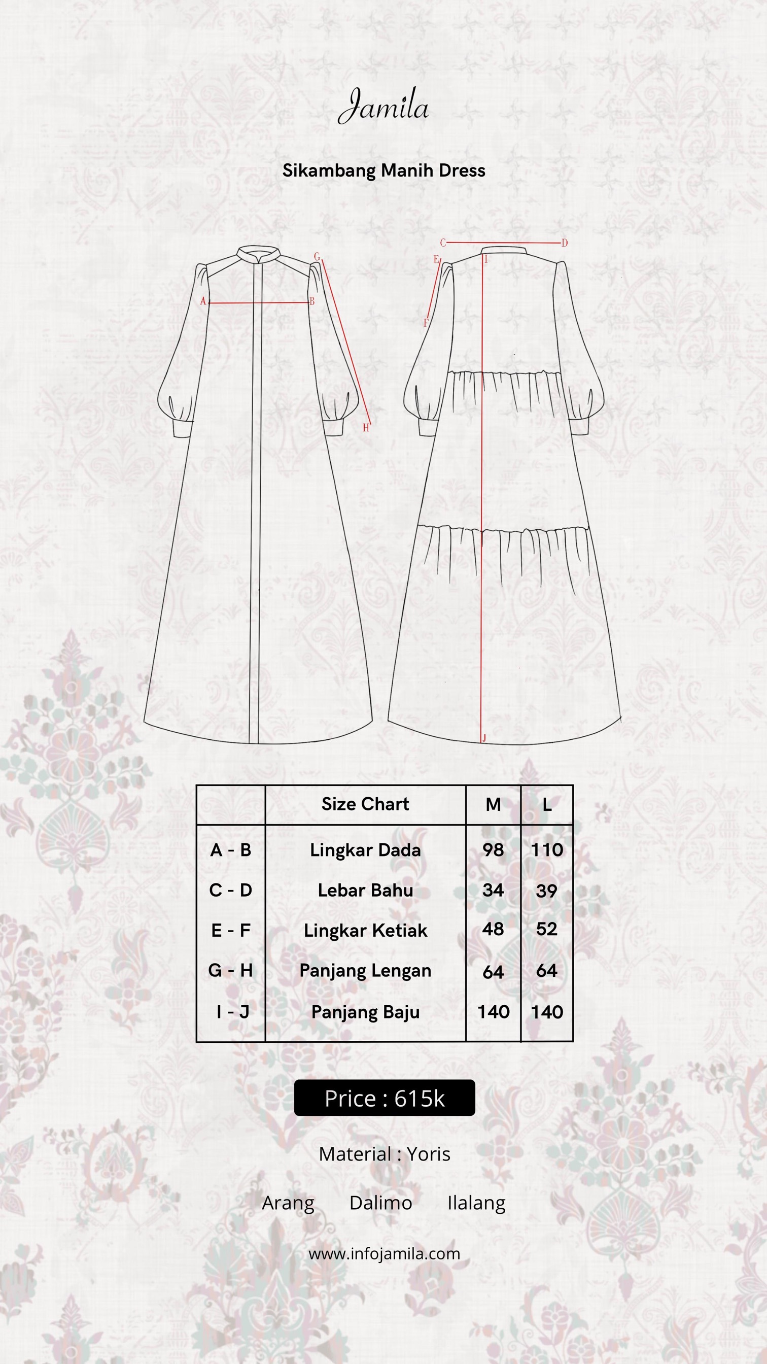 Sikambang Manih Dress Dalimo