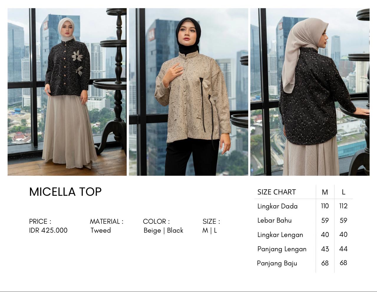 Micella Top Beige