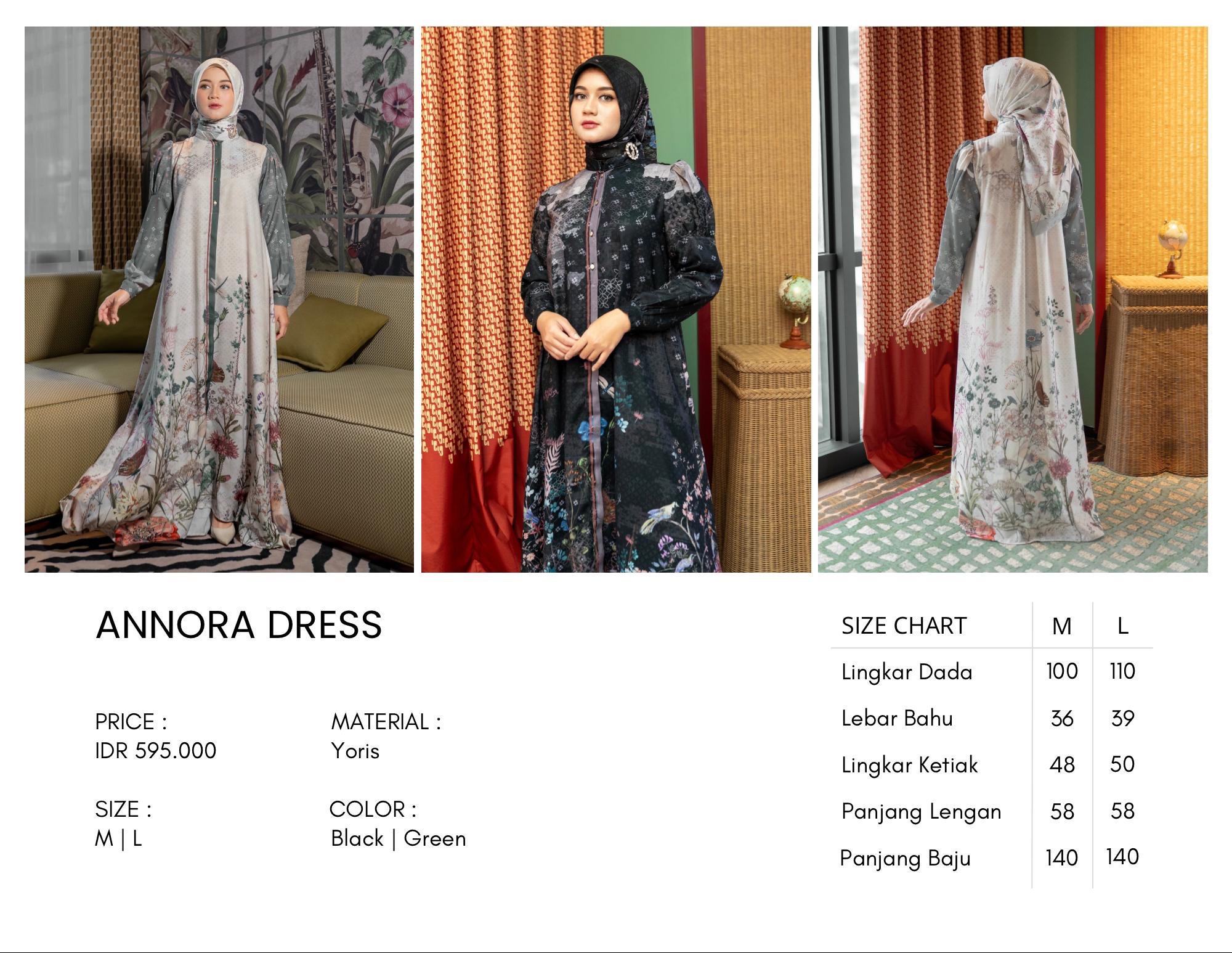 Annora Dress Green
