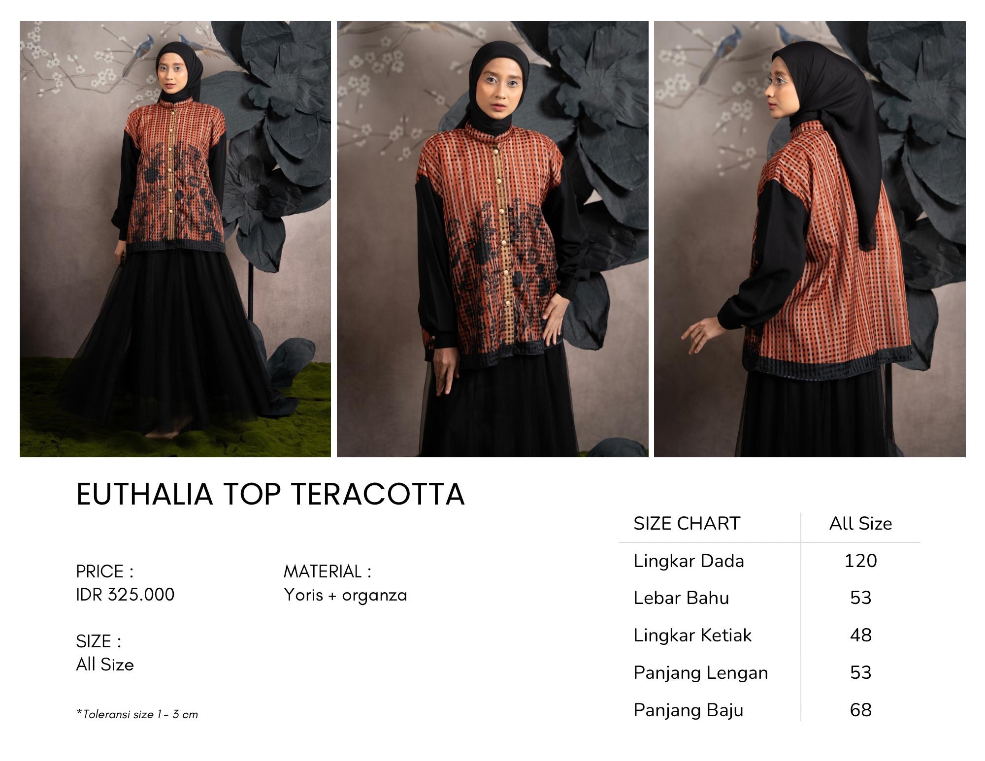 Euthalia Top Teracotta