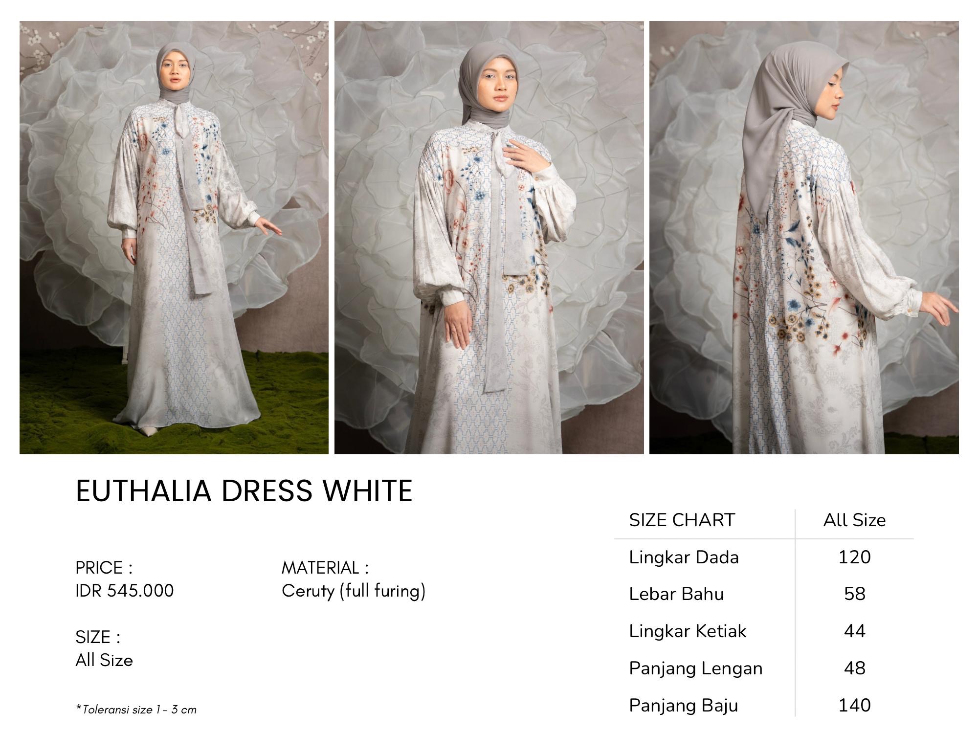 Euthalia Dress White