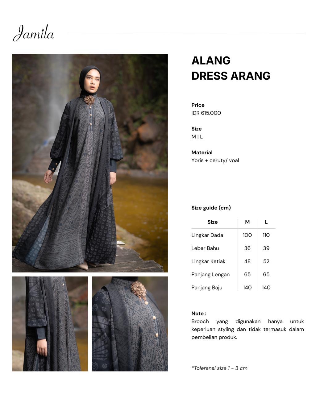 Alang Dress Arang 