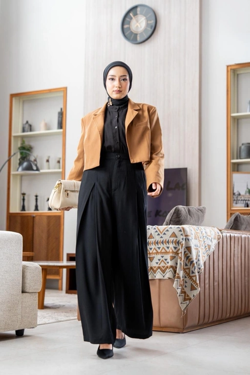 Image of Ala palazo pants black 