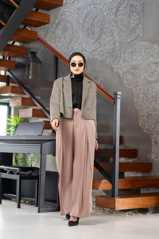 Image of Ala palazo pants latte 